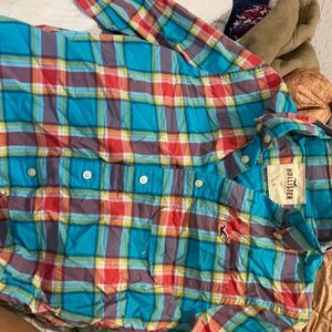 long sleve hollister dress up shirt